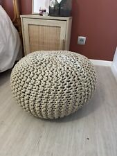 Pouf velours d'occasion  Cossé-le-Vivien