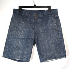 Rag Bone Shorts Mens Sz 32 Loose Fit Blade Pinstripe 100% Cotton 8.5" Inseam USA, used for sale  Shipping to South Africa
