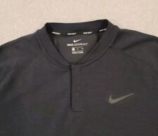 Nike Polo Mens XL Black Aeroreact Banded Blade Collar Golf Shirt for sale  Shipping to South Africa