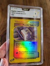 2003 Pokemon Psychic Cube Reverse Holo Foil Aquapolis Mint 9 PSA 132/147 WOTC segunda mano  Embacar hacia Argentina