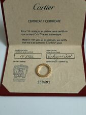Cartier Ring Gelbgold 750 18K Zertifikat Laniere or Rose Gr.  53 / 16,8 mm, gebraucht gebraucht kaufen  Wiesbaden