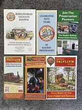 Talyllyn railway leaflets for sale  STAFFORD