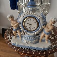 Porcelain cherub clock for sale  NOTTINGHAM