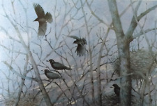 Rookery print painting for sale  COLNE