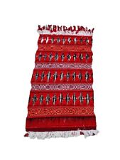 Loose Handwoven Runner Rug Living Room Ethnic Handmade Red Black for sale  Shipping to South Africa