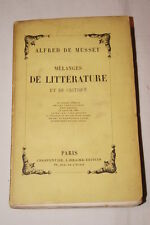 Melanges litterature critique d'occasion  Hénin-Beaumont