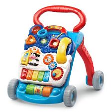 Brinquedo interativo de aprendizagem VTech Baby Push Walker azul sentado em pé comprar usado  Enviando para Brazil