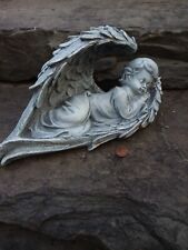 Baby Angel in Wings Resin Stone Garden or Home Decor, Garden Statue Angel for sale  Shipping to South Africa