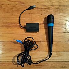 Blue SingStar PS2 Microphone w/ USB Converter Dongle Sony PlayStation 2, WORKS for sale  Shipping to South Africa