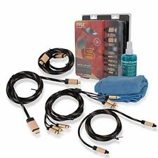 Juego de cables HDMI Pyle TV (Kit de limpieza de cables de audio de video para TV, reproductor de DVD) segunda mano  Embacar hacia Argentina