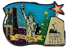 Olympics 2002 Salt Lake City Olympic Torch Relay New York City Lapel Pin for sale  Shipping to South Africa