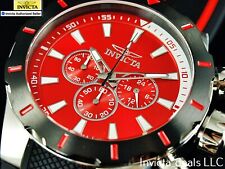 Relógio Invicta masculino 52mm SPEEDWAY TURBO cronógrafo mostrador vermelho tom preto/vermelho SS comprar usado  Enviando para Brazil