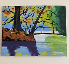 Canvas painting tree for sale  Newark