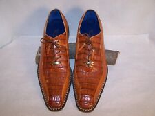 Sapatos com cadarço Belvedere "Gabriele" genuíno crocodilo/pele de bezerro italiano, B04, usado comprar usado  Enviando para Brazil