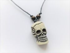 Skull necklace wooden for sale  UK