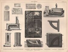 1874 print iron for sale  YORK