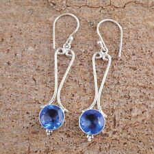 Natural Tanzanite Gemstone 925 Sterling Silver Drop/Dangle Earrings For Women for sale  Shipping to South Africa