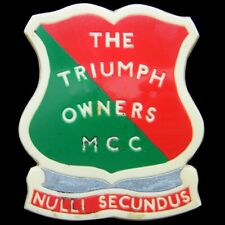 Triumph Owners M.C.C. Odznaka maszynowa (1460) na sprzedaż  Wysyłka do Poland