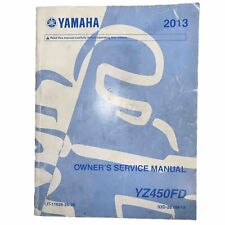 Yamaha YZ450FD Owner's Service Manual, LIT-11626-26-29, 1st Edition, April 2012 for sale  Shipping to South Africa