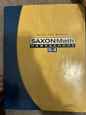 Saxon math solutions for sale  Amelia Court House