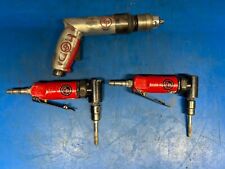 Job Lot 2x CP875 Chicago Pneumatic 1/4″ Air Angle Die Grinder and 1 cp drill for sale  Shipping to South Africa