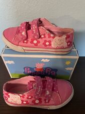 Zapatos de lona arco iris para niñas Peppa Pig en rosa, usado segunda mano  Embacar hacia Argentina