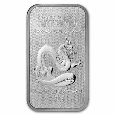 Barra de plata de 1 oz - 2024 Year of the Dragon (Serie 2) segunda mano  Embacar hacia Argentina