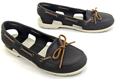 Crocs Beachline zapatos náuticos para barco, talla 7, mocasines planos sin cordones para mujer segunda mano  Embacar hacia Argentina