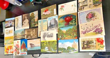 Lote antigo de cartões postais ~ 50 cartões postais aleatórios dos anos 1800 a 00 - Histórico, usado comprar usado  Enviando para Brazil