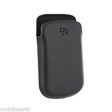 Genuine Official BlackBerry 9900 Black Leather Pocket Pouch Case HDW-38844-001, used for sale  Shipping to South Africa