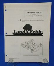Used, 1999 LAND PRIDE FDR3590 GROOMING MOWER OPERATORS MANUAL for sale  Shelbyville