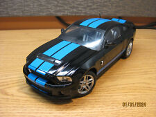 1/18 2010 SHELBY MUSTANG GT 500, EM PRETO COM LISTRAS AZUIS, SHELBY, SEM CAIXA, usado comprar usado  Enviando para Brazil