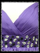 Satin robe violet d'occasion  Rion-des-Landes