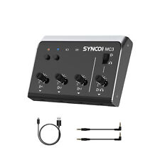 SYNCO MC3 Audio Mixer 4-Channel Stereo Line Mixer for Microphones Smartphones for sale  Shipping to South Africa