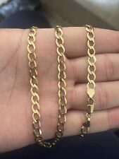 9ct solid gold curb chain 20.5 Inch 13.8 Grams for sale  Shipping to South Africa