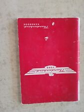 FORD THUNDERBIRD ORIGINAL HANDBOOK PUBLISHED 1954 VINTAGE for sale  Shipping to South Africa