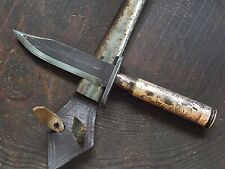 KNIFE WW 2  Soviet  hand made Russian "FOR THE FAMILY",  MESSER, używany na sprzedaż  PL