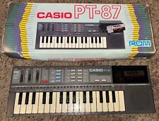 Mini teclado Casio Vintage Casiotone PT-87 com pacote Rom RO-551 - Testado, usado comprar usado  Enviando para Brazil