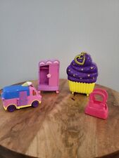 Polly Pocket Mattel Van Ice Cream Truck/Purse/Closet/Cupcake Set for sale  Shipping to South Africa