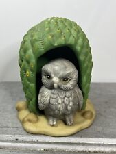 Estatueta de porcelana fina pintada à mão Owl Woodland Surprises Jacqueline B Smith  comprar usado  Enviando para Brazil