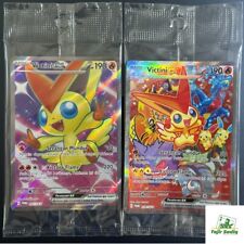 Cartão promocional Victini ex SR SAR 078/S-P vencedor do torneio Pokemon Indonésia lacrado comprar usado  Enviando para Brazil