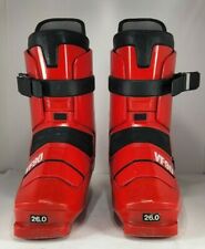 Ski Boots by Hanson Rear Entry Ski Boots Size 9 Red Vintage Rear Entry, used for sale  Moro