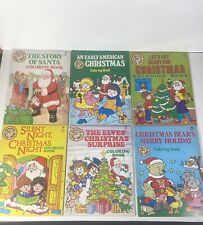 Lote de 6 livros para colorir imprensa infantil criativa atividade de Natal não usada vintage comprar usado  Enviando para Brazil
