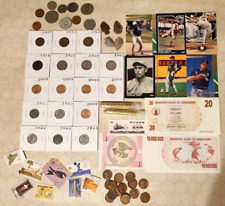 Lote grande de colección de monedas | tarjetas de béisbol | billetes | estampillas | oro segunda mano  Embacar hacia Argentina