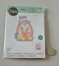 Sizzix thinlits happy for sale  Shipping to Ireland