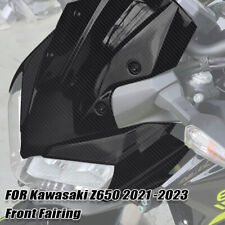Conjunto de carenagem de farol nariz dianteiro fibra de carbono para Kawasaki Z650 2021-2023 comprar usado  Enviando para Brazil