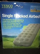 Single flocked airbed for sale  KILWINNING