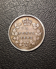 Usado, 1892 Canada 5 Cent coin - 860,000 minted - VF -  EXT RARE - #D47 comprar usado  Enviando para Brazil