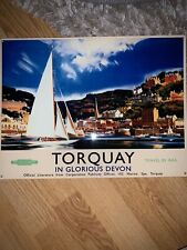 Torquay railway poster for sale  PETERBOROUGH