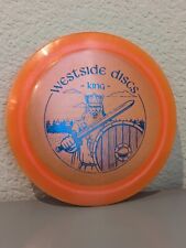 Westside Discs King Metal Flake Naranja Holo Azul Sello 173g Disco Golf West Side segunda mano  Embacar hacia Argentina